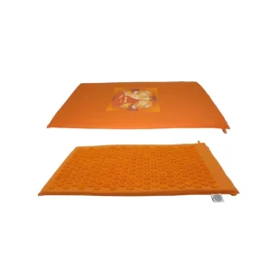 Acupressure mat with orange spikes (Buddha)