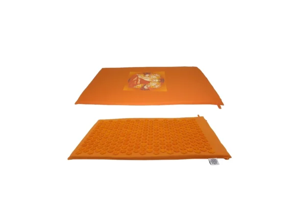 Acupressure mat with orange spikes (Buddha)