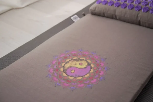 Acupressure Mat Grey With Purple Spike