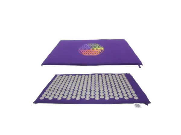 Acupressure Mat Purple With Grey Spike