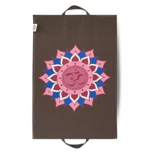 Spike Mat Om Lotus Print (68 x 42 cm) In Grey